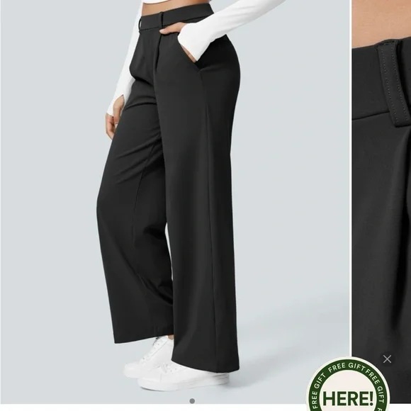 Halara Women's High Waisted Straight Leg Work Pant Trio - Picture 4 of 16